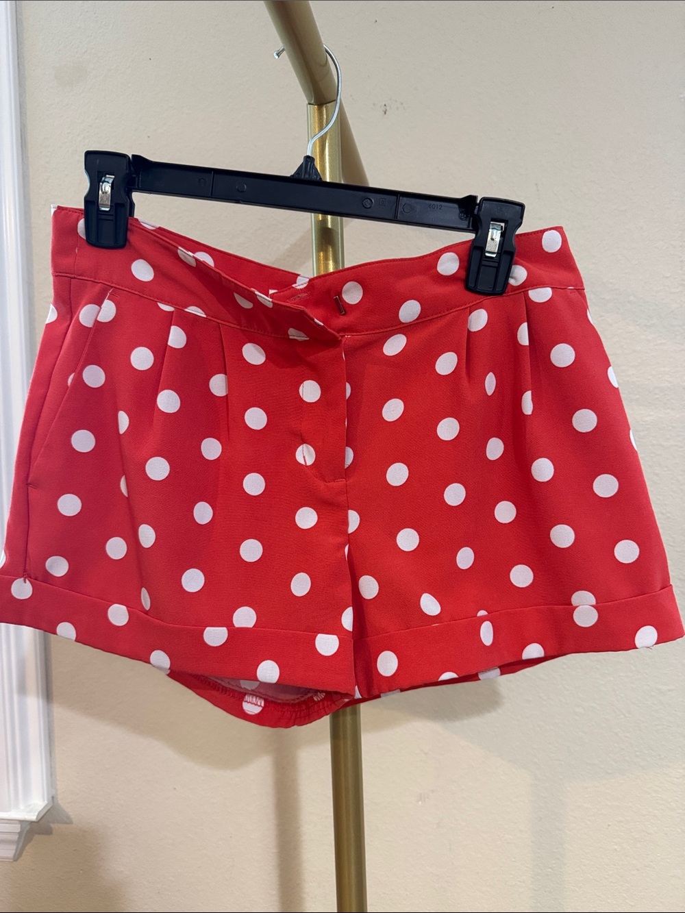 Women’s High-Waist Polka Dot Shorts